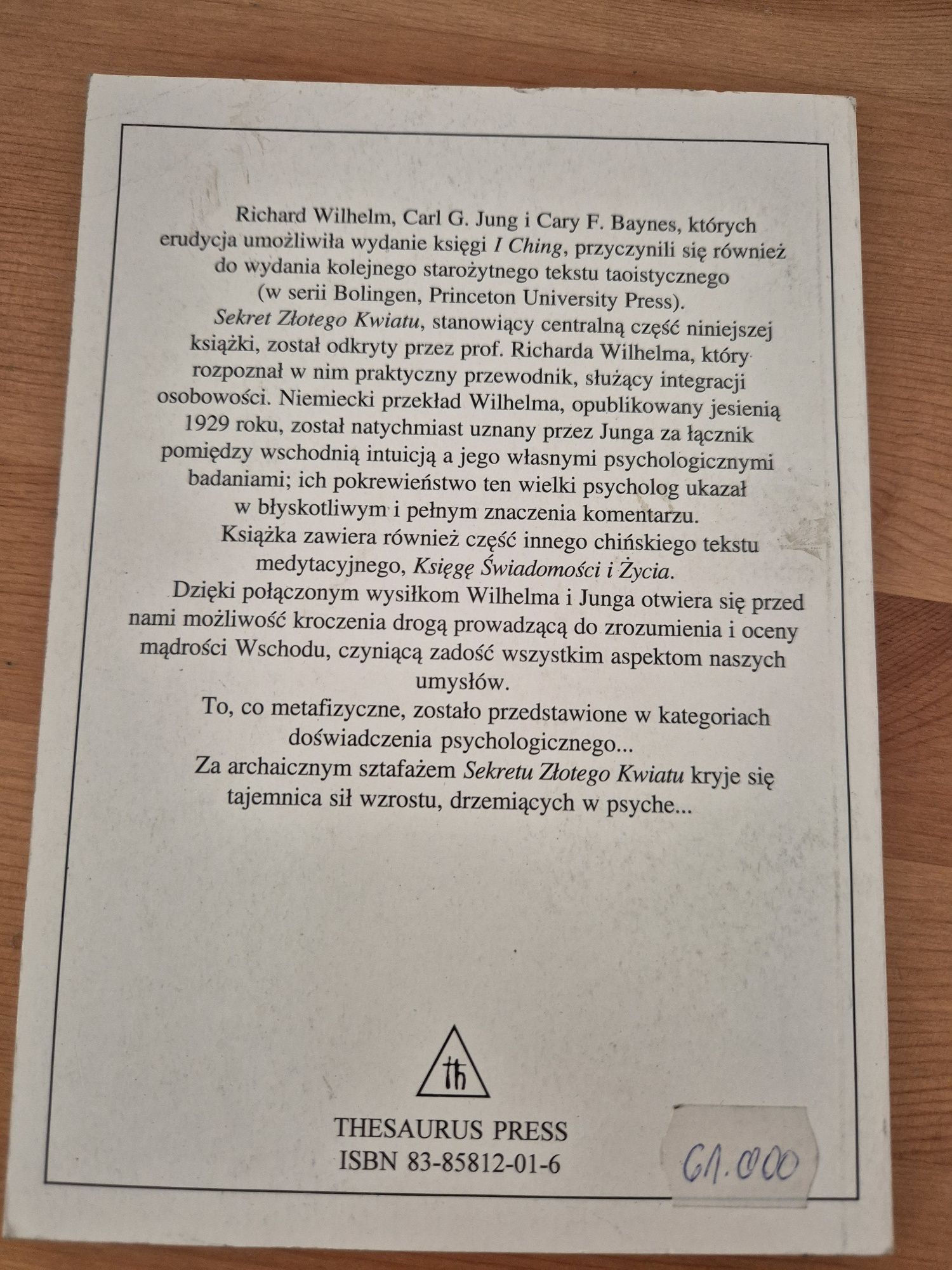Sekrety złotego kwiatu Chińska Księga Życia