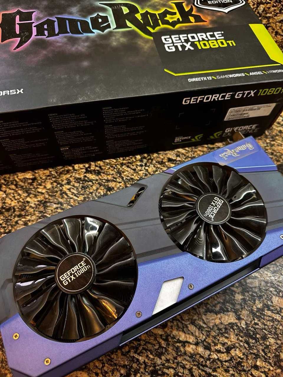 Видеокарта PALIT Game ROCK GTX 1080 Ti-11GB Любые тесты!