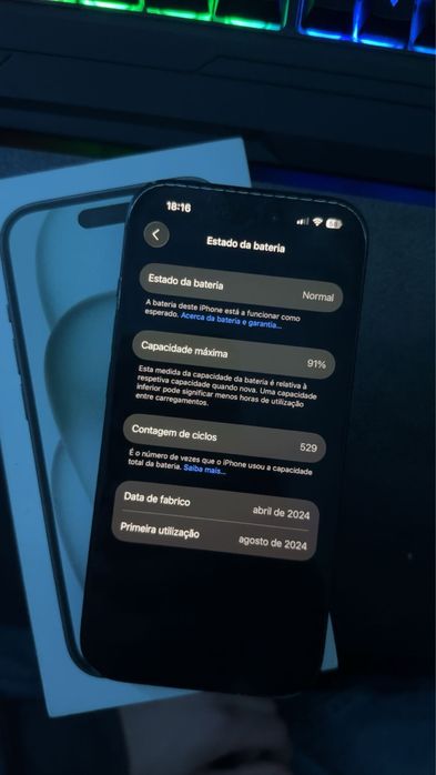 Iphone 15 com caixa
