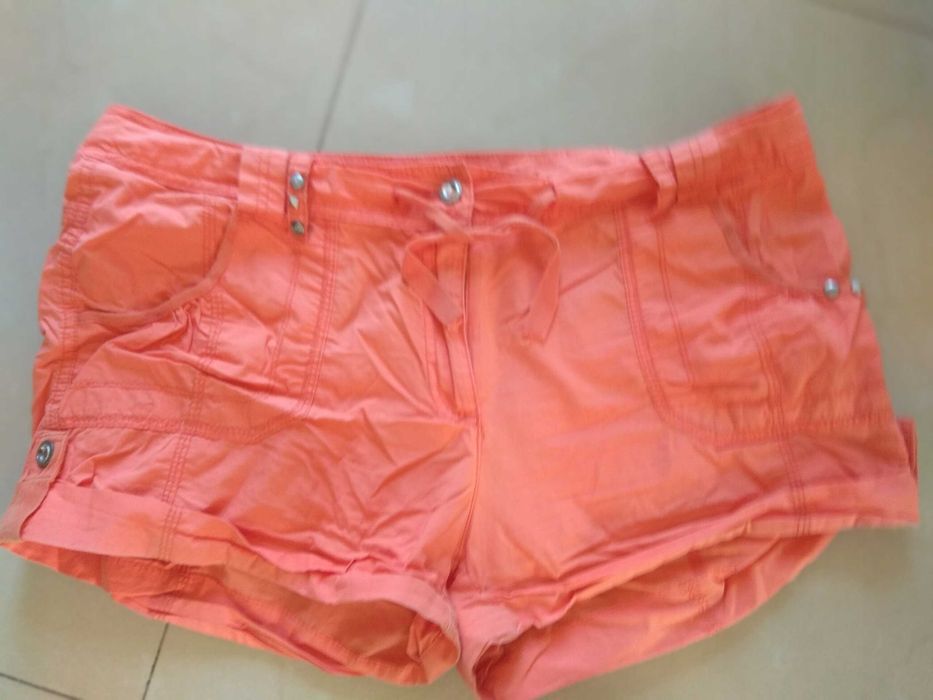 CHEROKEE szorty spodenki 102 cm pas orange 44 46 ćwieki sexy cudne