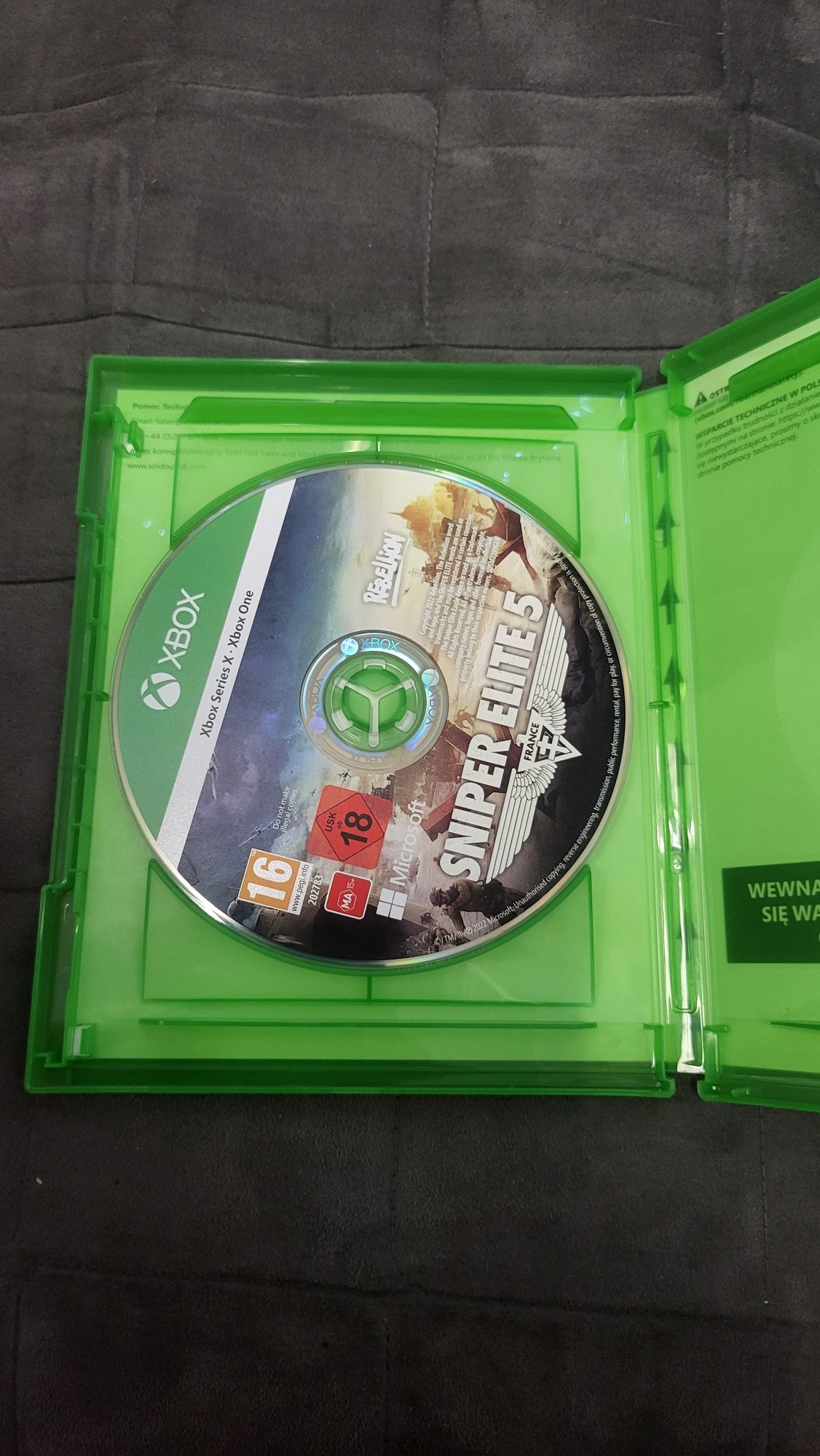Sprzedam Sniper elite 5 xbox one series x