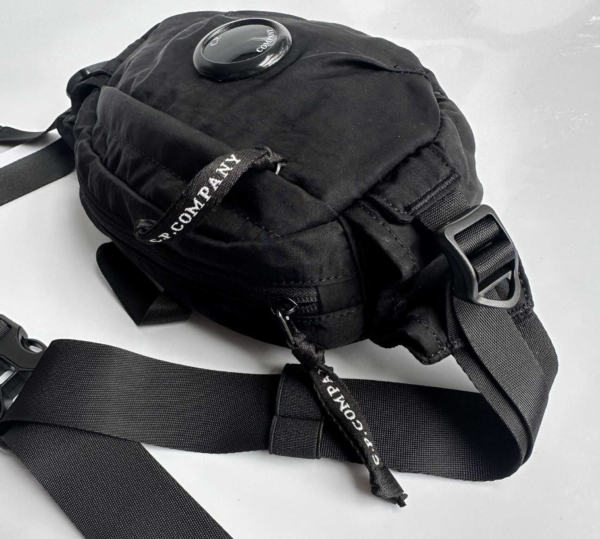 Torba na ramię z metalu i nylonu CP Company GD Nylon Sateen