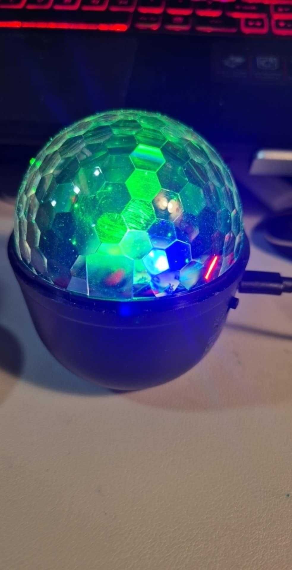 Kula disco  światło RGB