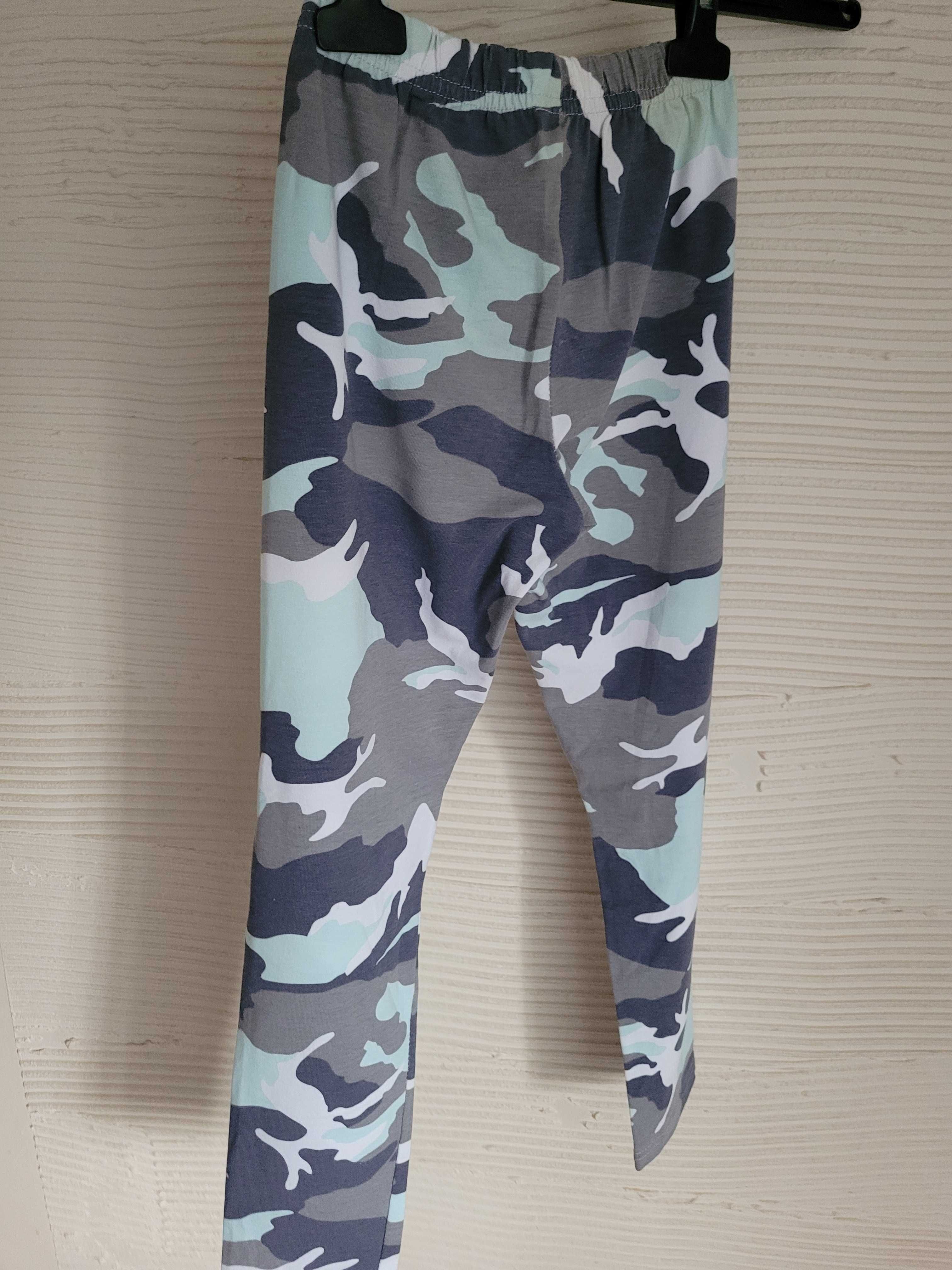 Legginsy moro r. 140 JAK NOWE polskie Kropek