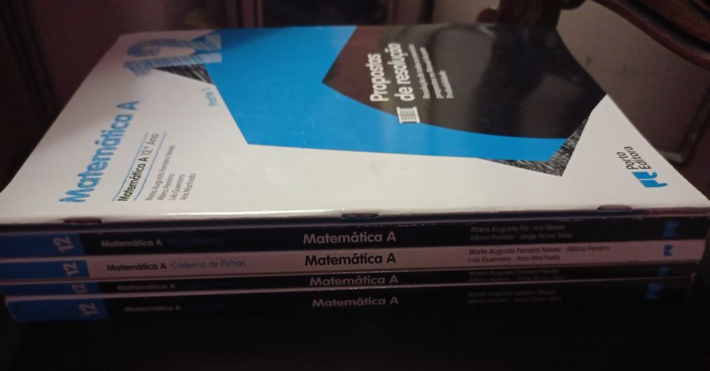 Manuais escolares Matemática A, 12°ano