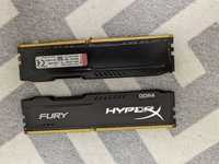 Оперативна пам'ять HyperX Fury DDR4 2x8Gb (16Gb) 	2400 МГц HX424C15FB2