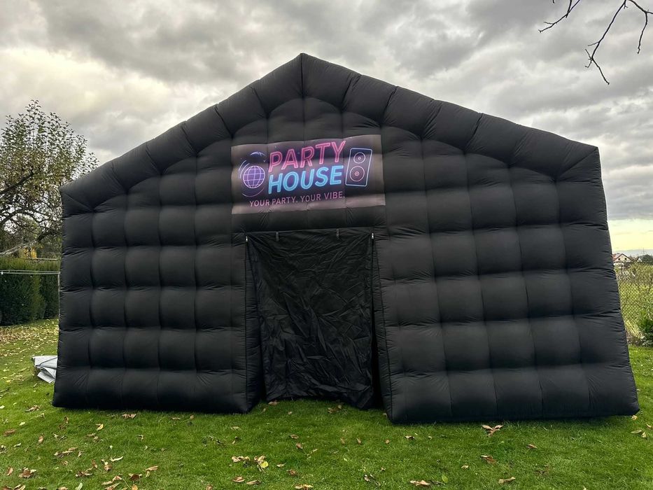 Wynajem dmuchany namiot imprezowy czarny Rybnik Wodzisław ŚLĄSK