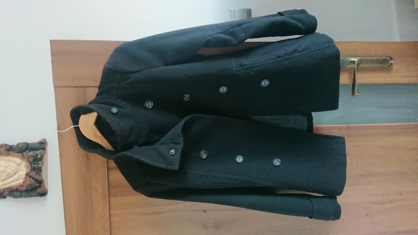 Płaszcz / kurtka H&M czarny jesienny przejściowy