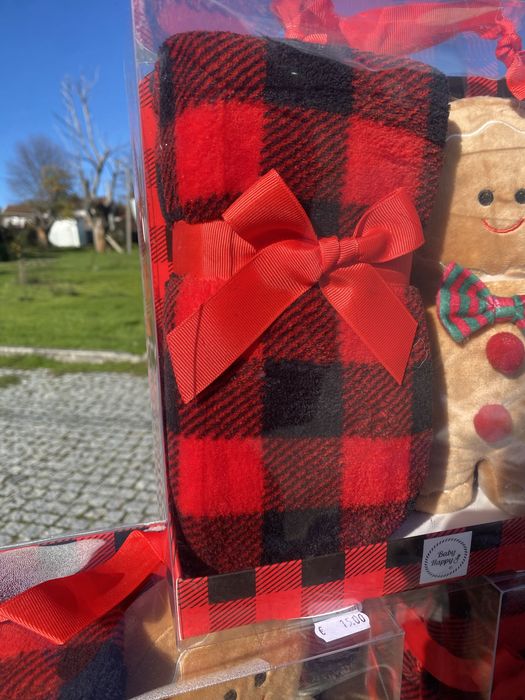 Manta + boneco de gengibre