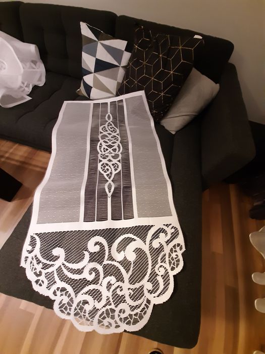 Panele ażurowy ekranowy żakard 2 szt