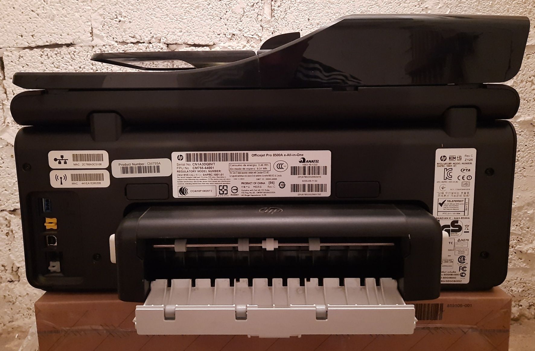 Drukarka HP OfficeJet 8500A,wielofunkcyjna