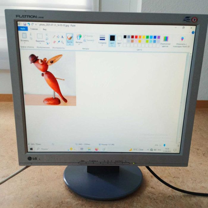 Монітор LG Flatron L1915S (19") – робочий, без кабелів