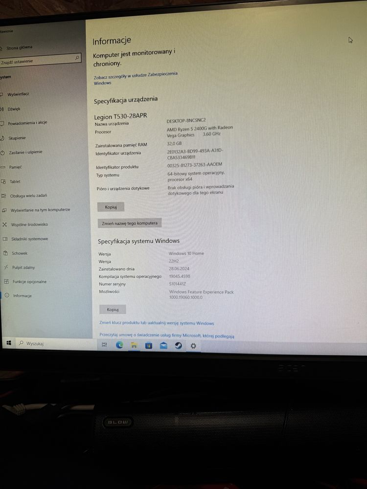 Lenovo Legion T530  super komp