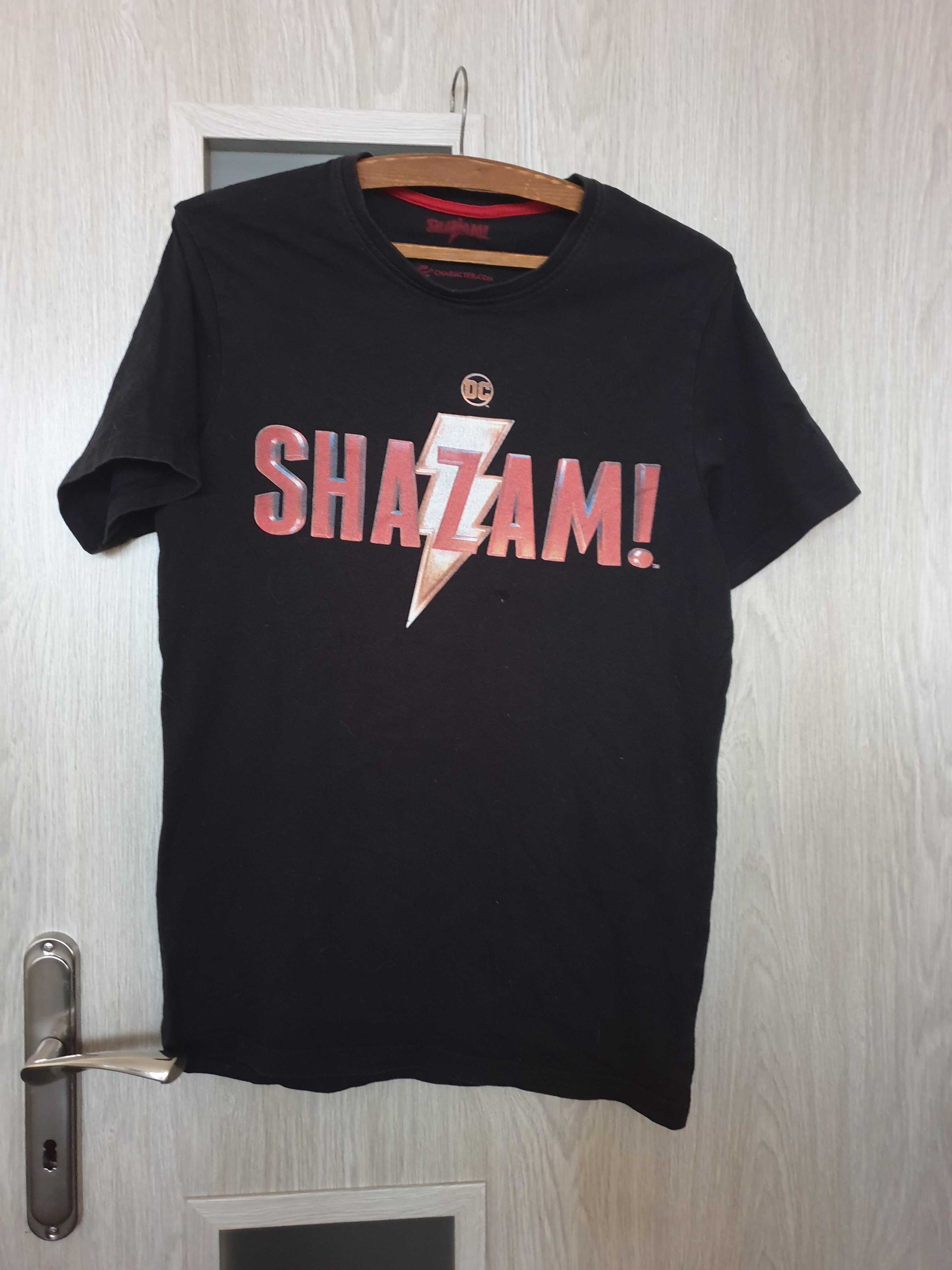 Shazam czarny T-shirt rozmiar S