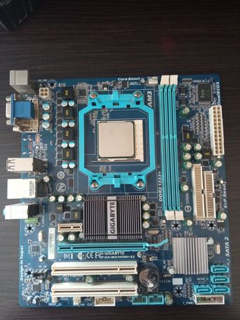 Комплект AM3 сокете 4 ядра AMD Athlon ll X4 635   +Кулер