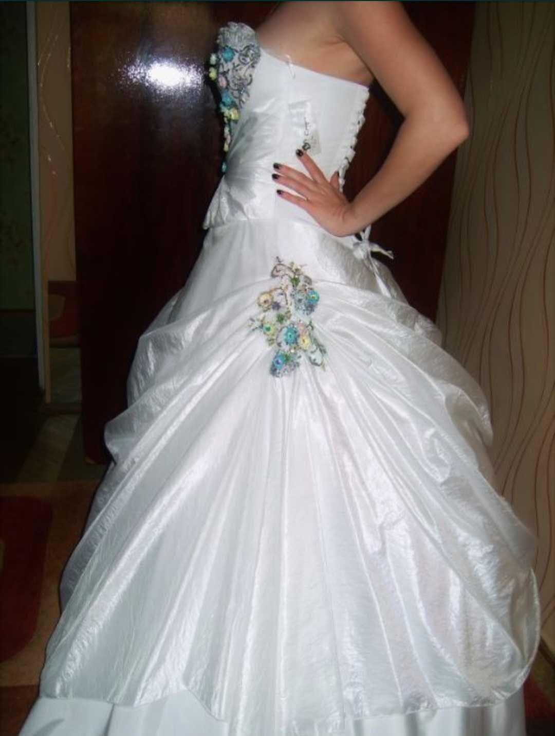 Нова з біркою весільна сукня + аксесуари свадебное платье плаття