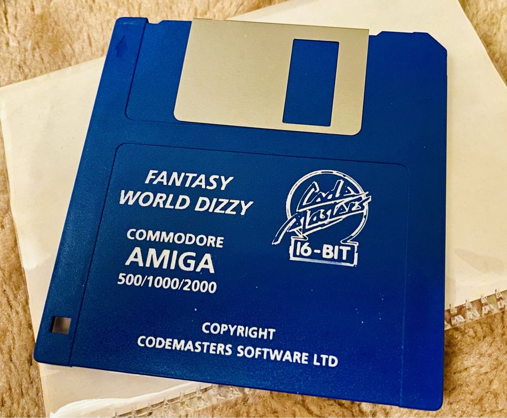 AMIGA - FANTASY WORLD DIZZY | Pełen pudełkowy komplet | Stan bdb