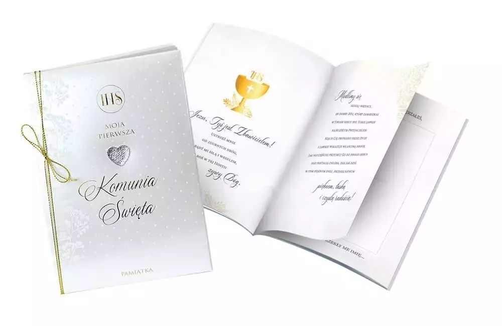 Pamiątka komunii. Kukartka. Nowy Produkt