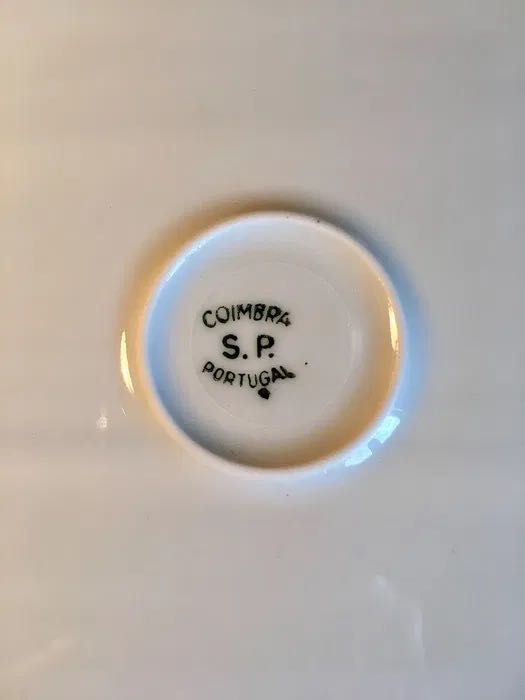 S. P.. COIMBRA - prato de criança - anos 50 - 23,3 cm/s