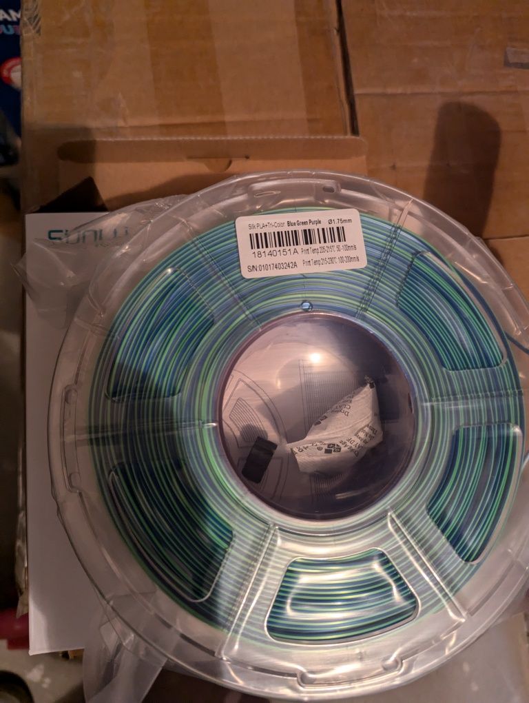 SUNLU, Kingroon, Jayo PLA;  PLA SILK 1/2/3 - Colors. PLA CF Carbon