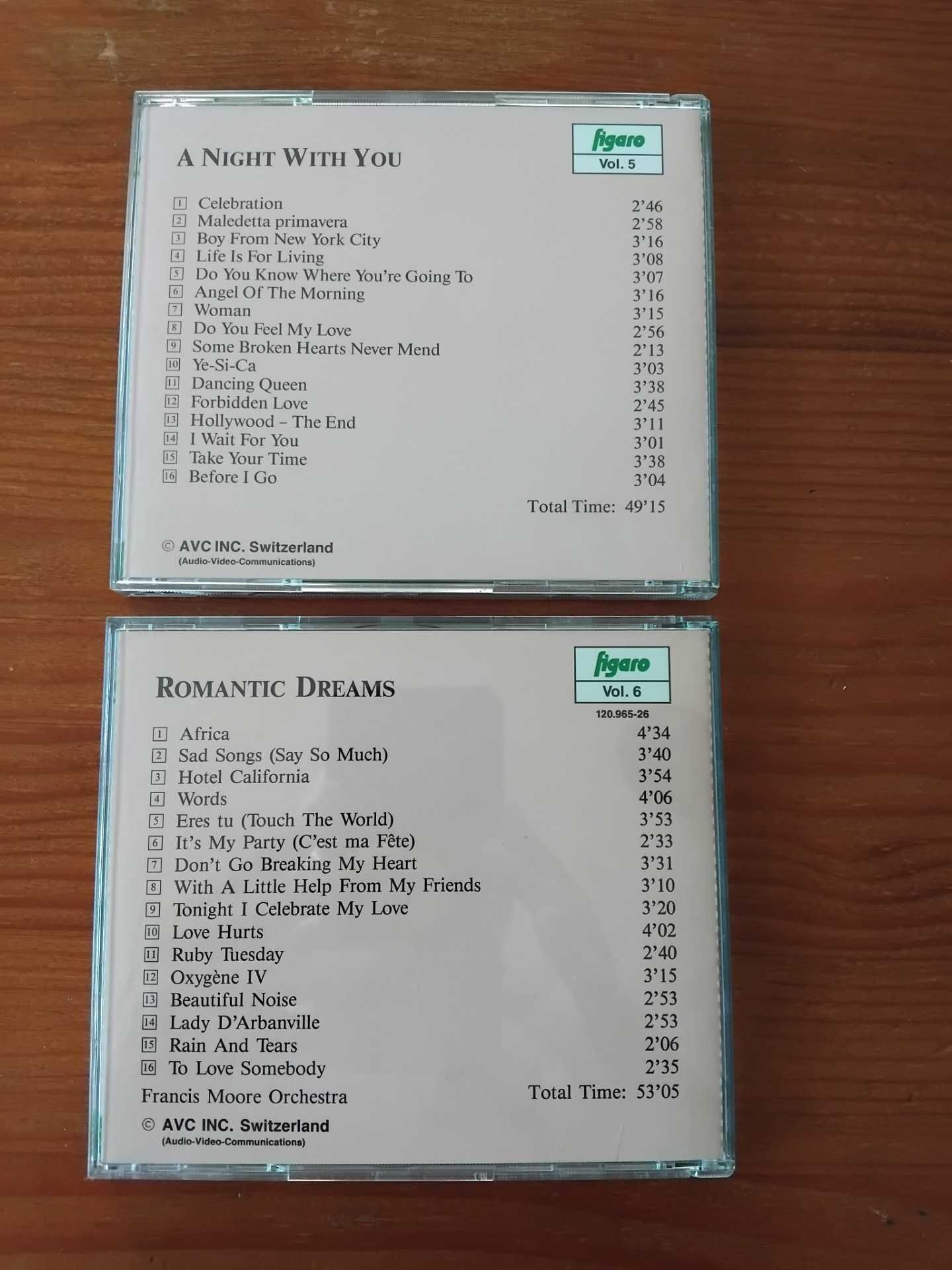 Conjunto 4 CDs música romântica