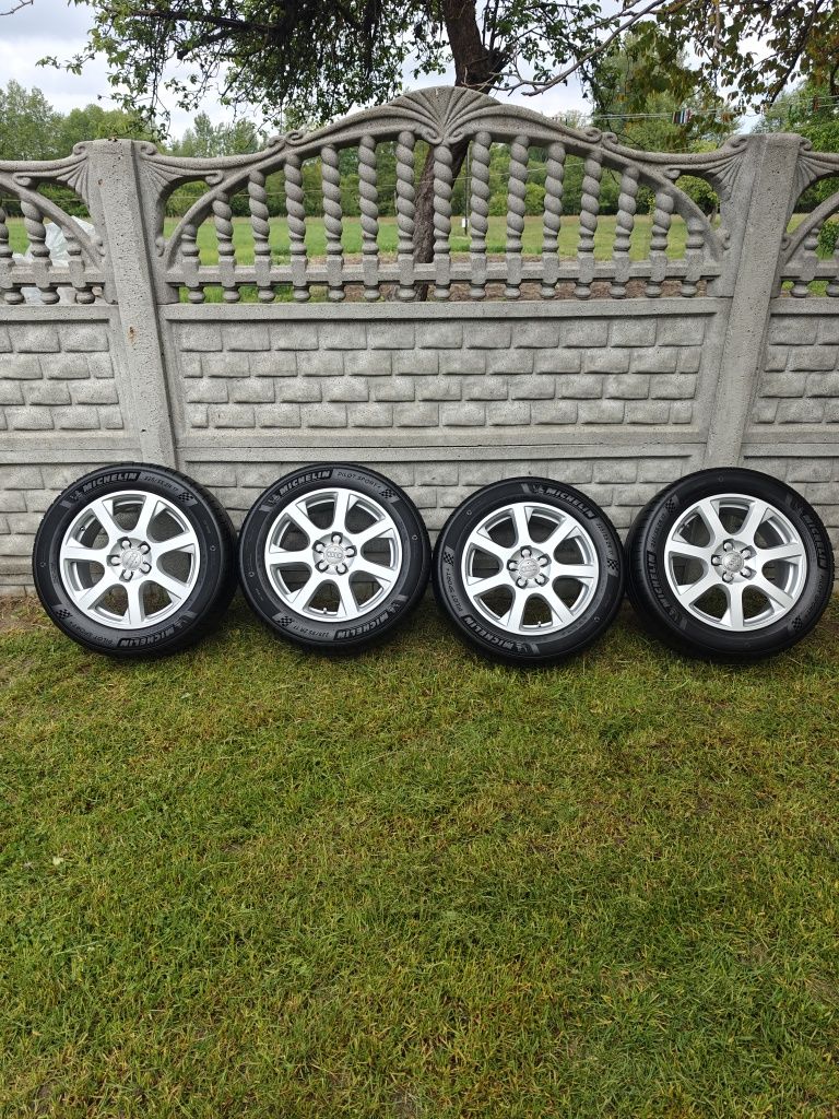 Koła letnie 17cali 5x112, Audi A4, A5, A6 opony 8mm JAK NOWE! OKAZJA