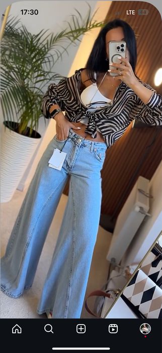 Джинси клеш