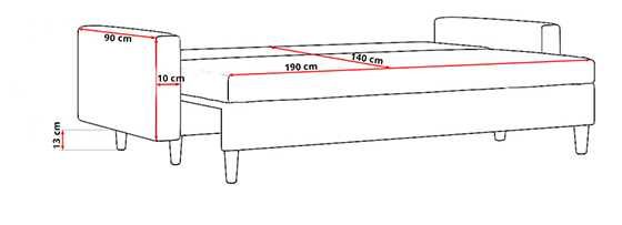 Kanapa / rozkładana sofa sofka wersalka łóżko / SZYBKA DOSTAWA