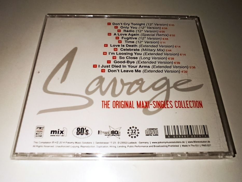Savage The Maxi Singles Collection CD The Twins Magazine 60 Max Him