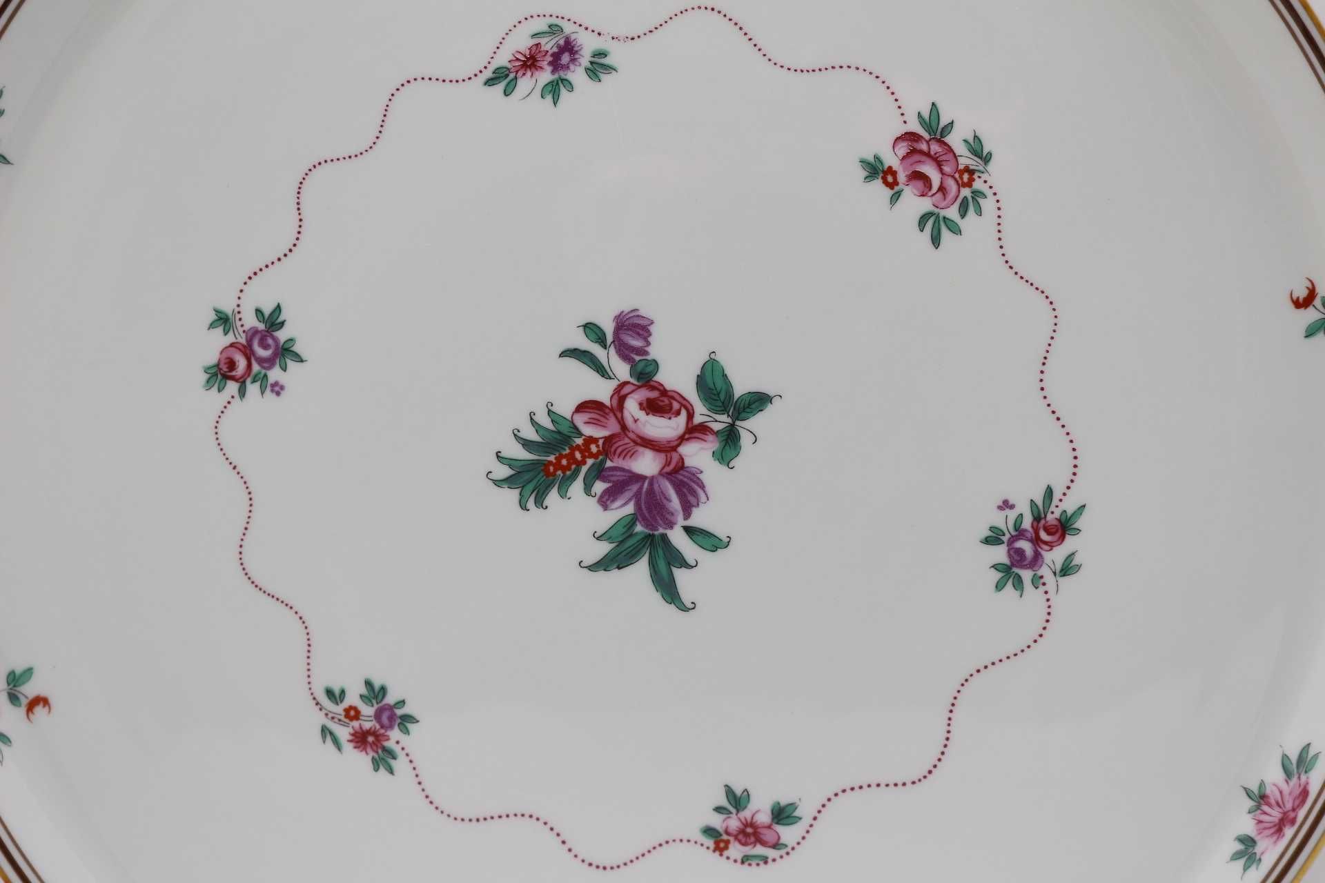 Prato de Tarte Coleção Sílvia Vista Alegre 1980 28,3 cm