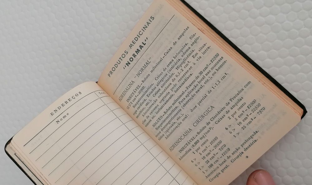 Agenda de bolso, 1965 , (uma raridade)