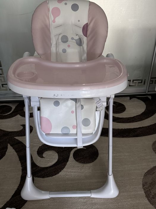 Стільчик для годування Kinderkraft Yummy Pink