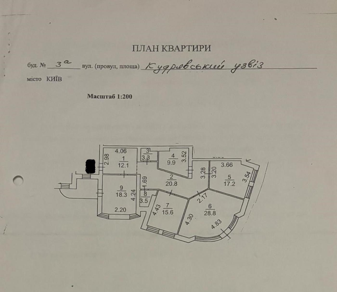 Оренда 3к квартири, Кудрявский спуск, Центр