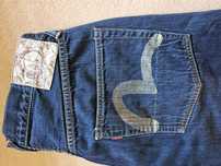 Evisu spodnie bermudy hip hop L