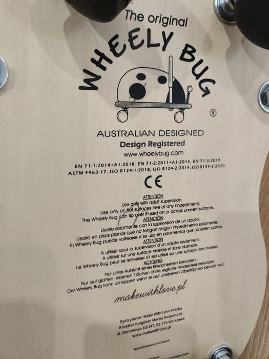 Sprzedam jeździk wheely bug  pszczoła.W świetnym stanie.  Orginał