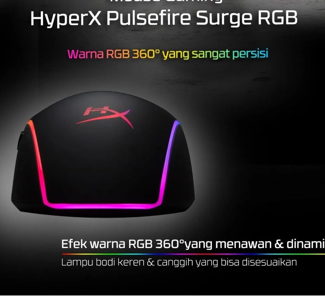 ТОП!! Игровая мышь HyperX Pulsefire Surge RGB высокой точности!