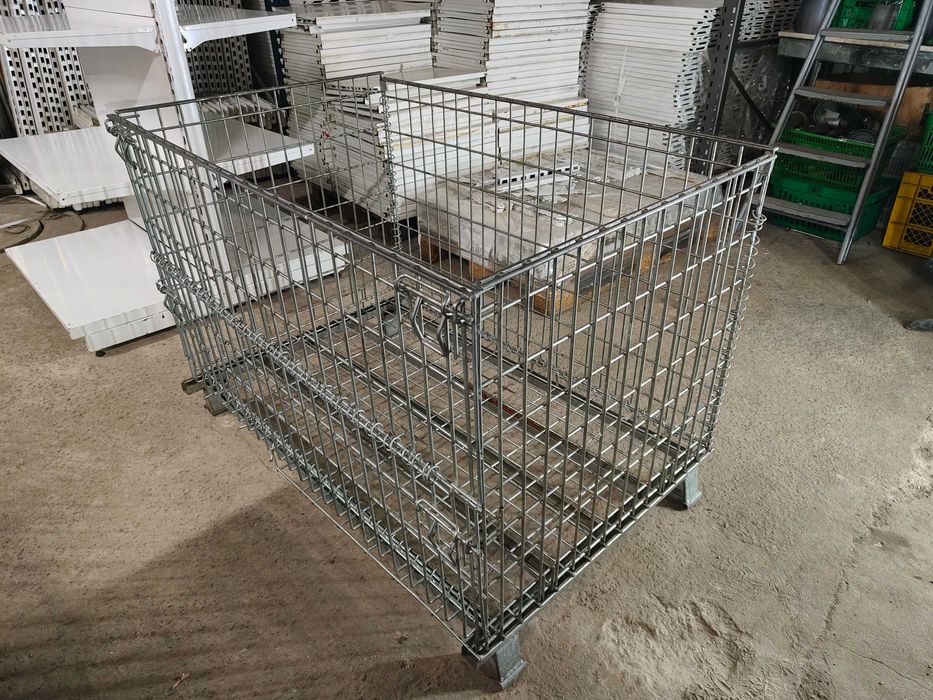 Контейнер сітка бу, овочеві сітчасті контейнери бу, складські сітки