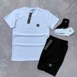 Футболка + шорти Stone Island | Унісекс | Літо 2025