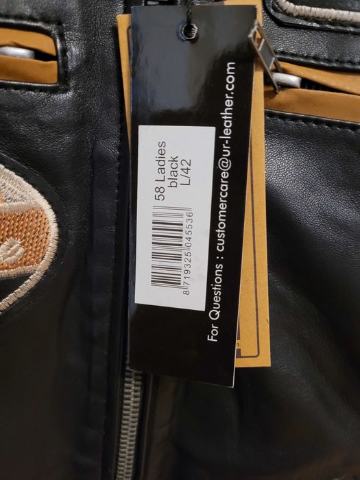Kurtka motocyklowa L damska skórzana