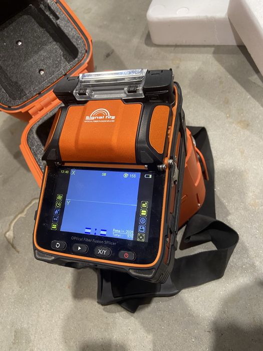 Maquina de fusão de fibra optica