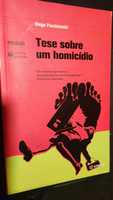 Livro "Tese sobre um homicídio" autografado