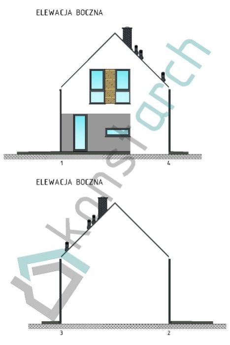 Projekt domu na zgłoszenie do 35 m2 (budynek letniskowy)