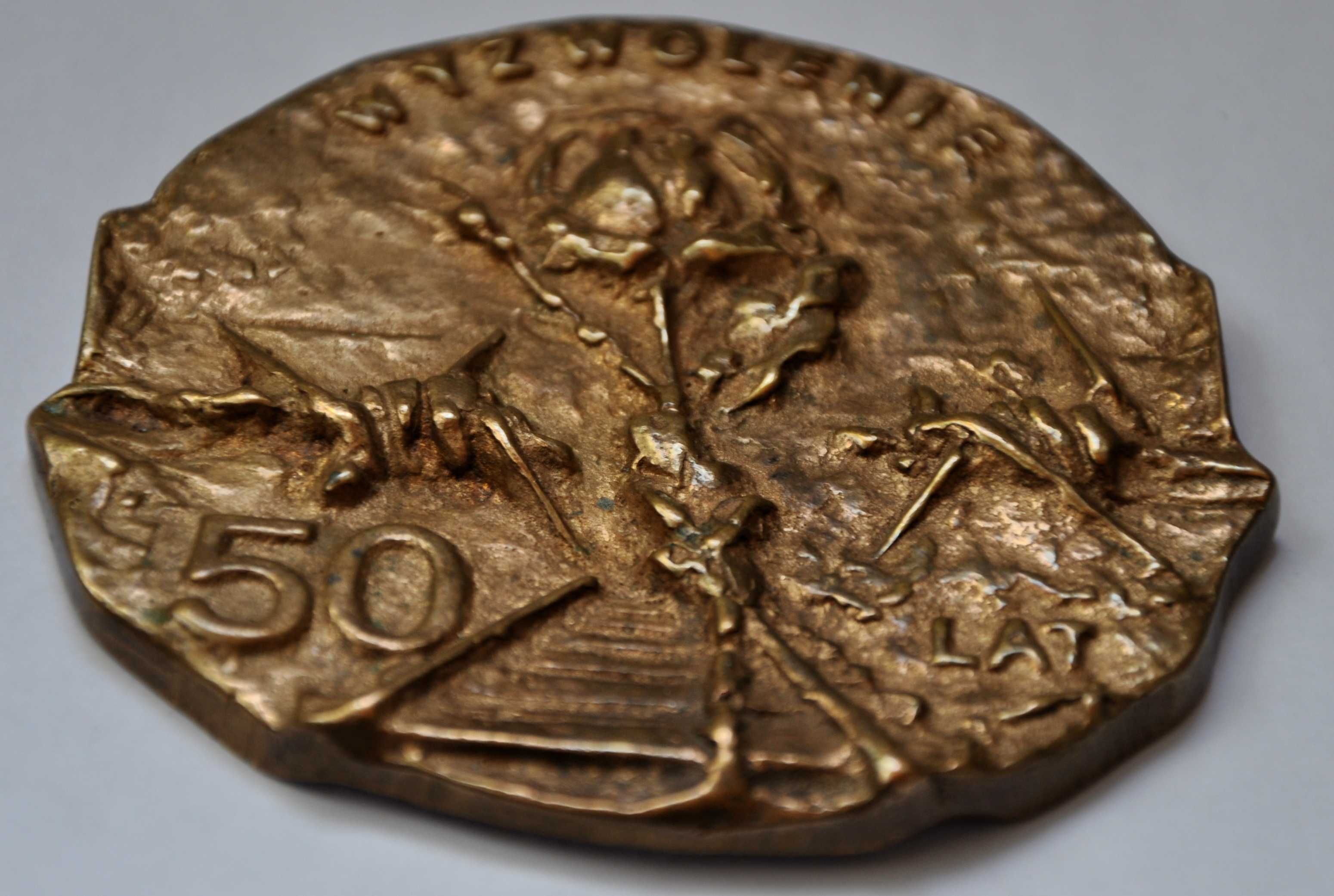 Medal.Stasiński - 50 lat Wyzwolenia Za Wasze Cierpienia - Nasza Miłość
