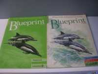 2 podręczniki Blueprint: one, two, intermediate do nauki angielskiego
