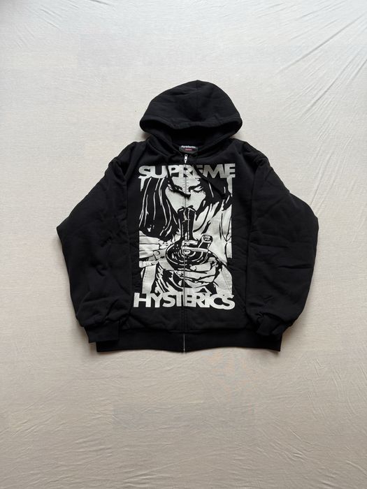 Supreme x Hysteric Glamour Black Zip Hoodie