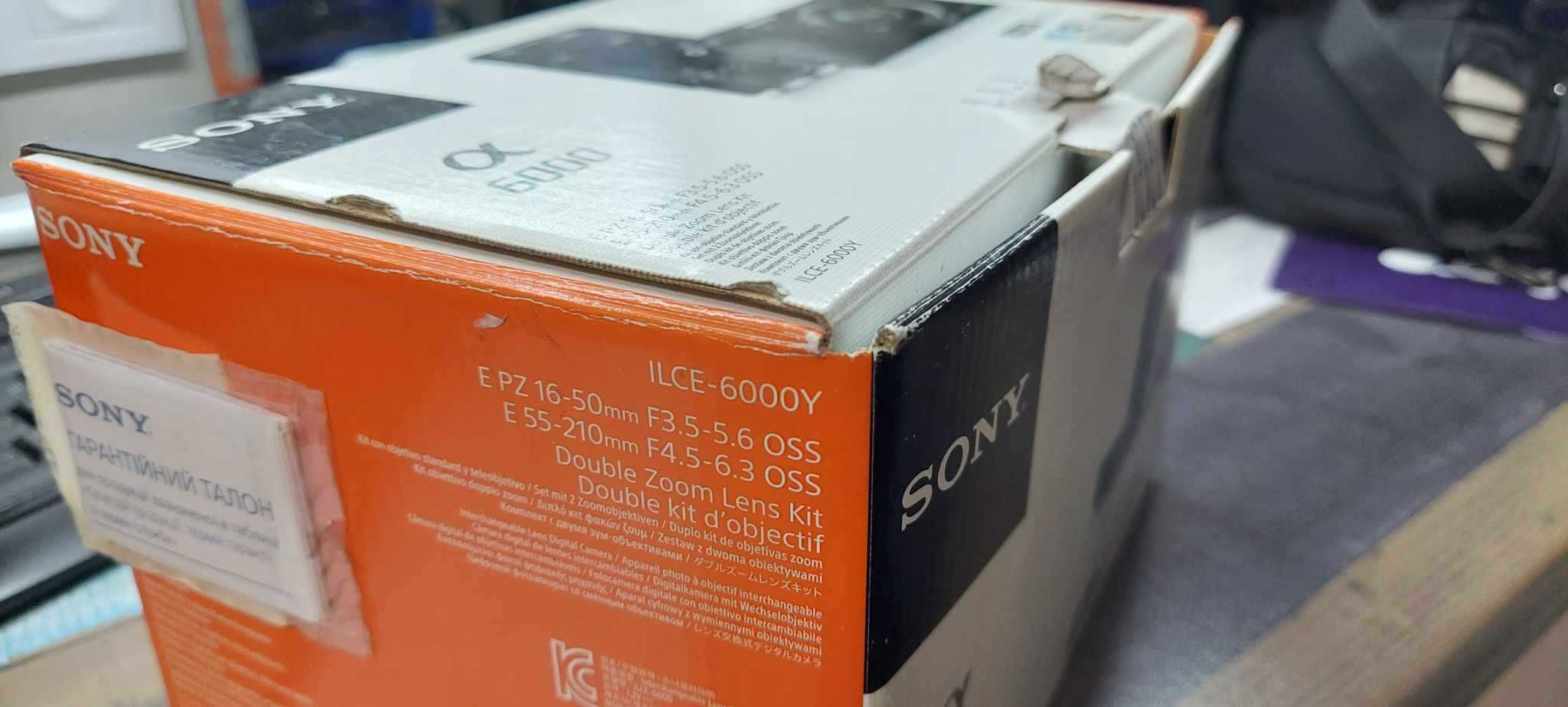 Цифровий фотоапарат Sony Alpha 6000 +об'єктив16-50mm +об'єктив 55-210