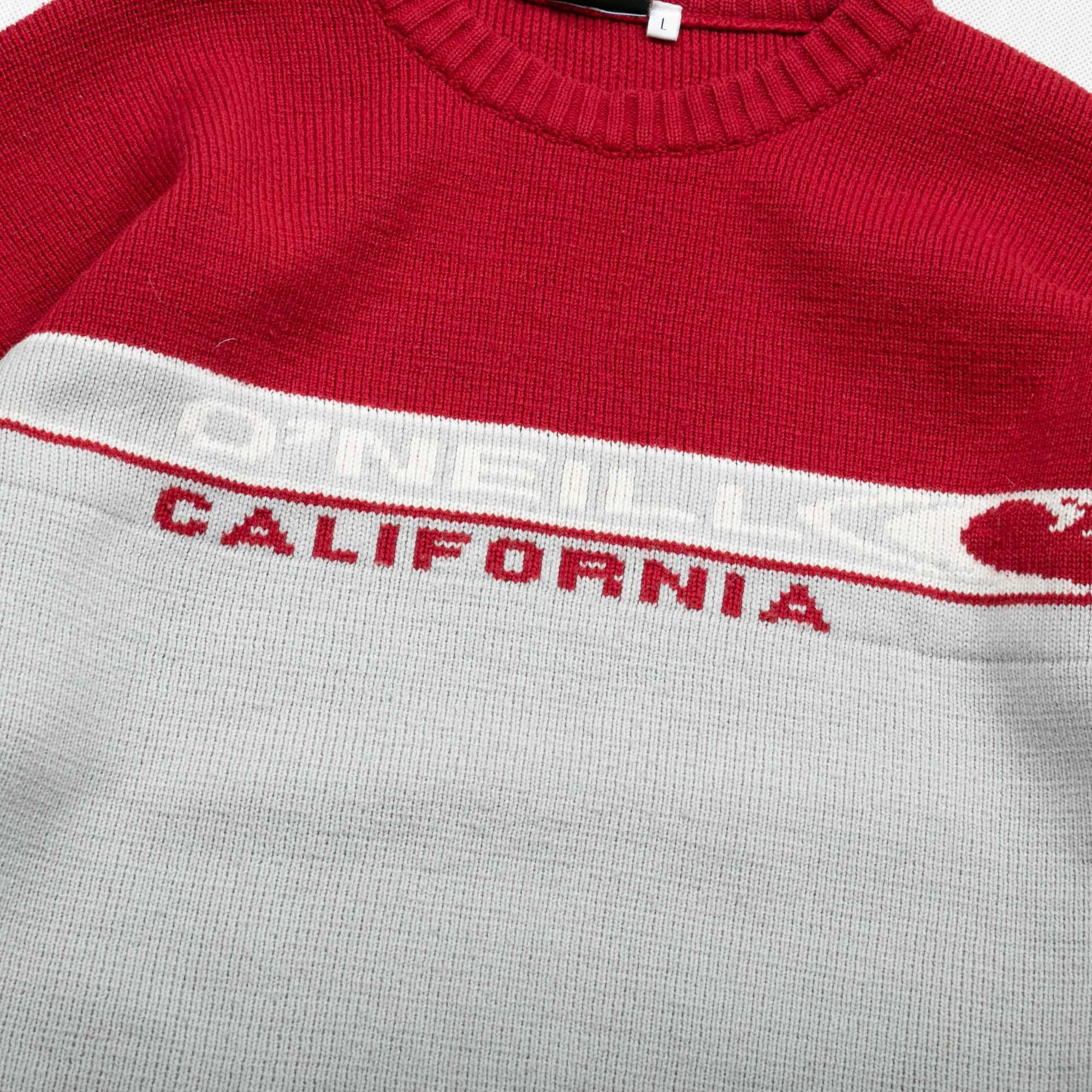 Oneill oversize y2k sweter z wełną L