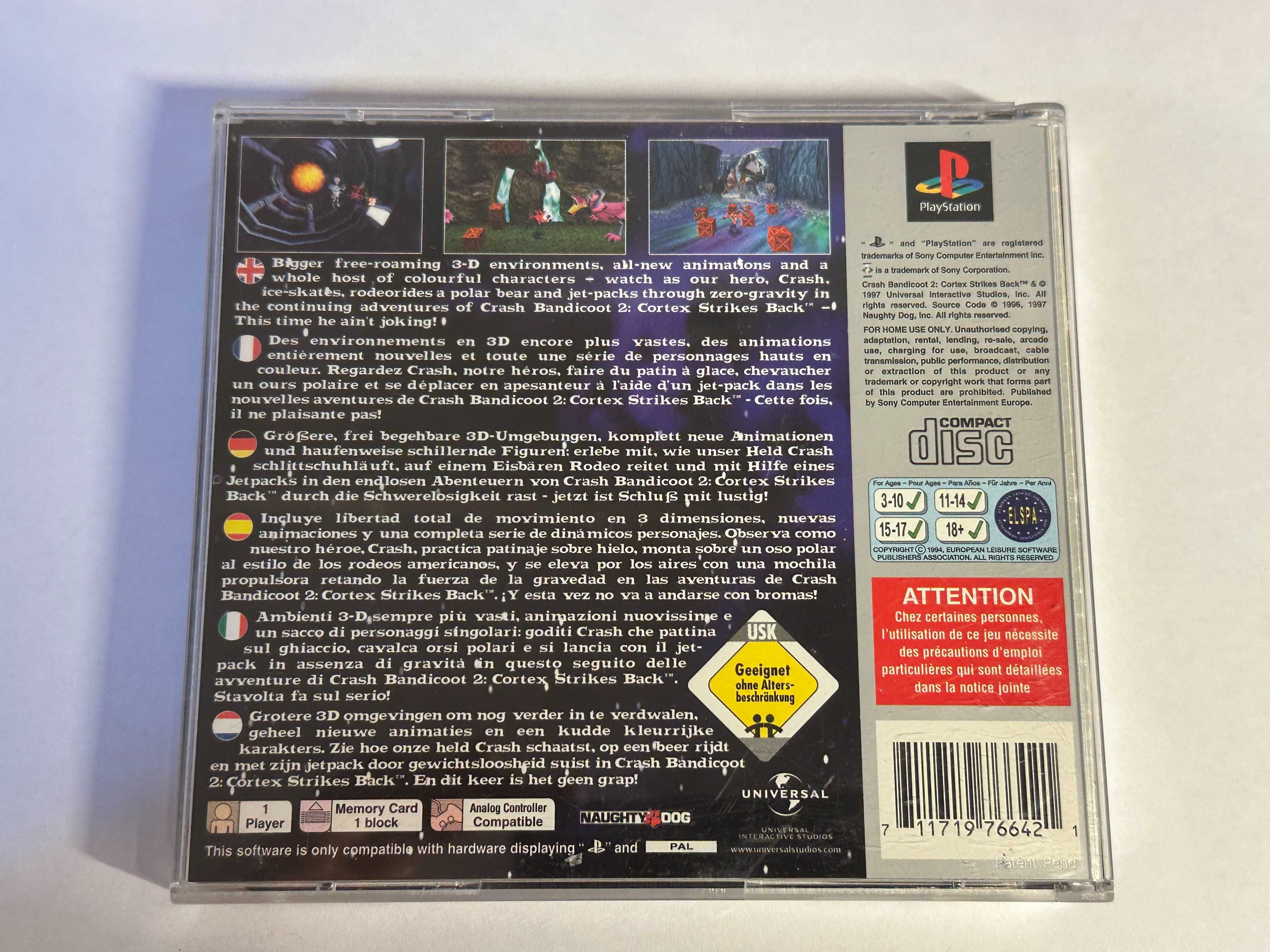 Crash Bandicoot 2 Cortex Strikes Back psx playstation
