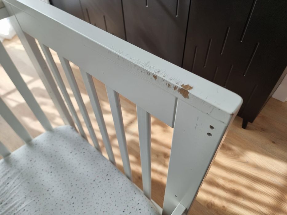 Łóżeczko Iwo Klupś 60x120cm z szufladą