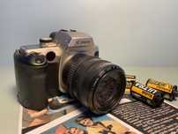 Canon EOS 50E - 28-70mm f3.5-4.5 - aparat analogowy z kolekcji